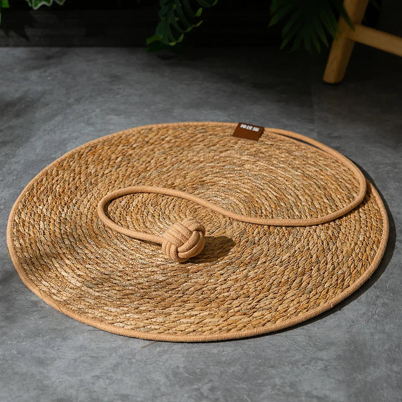 Griffoir Tapis en Rotin