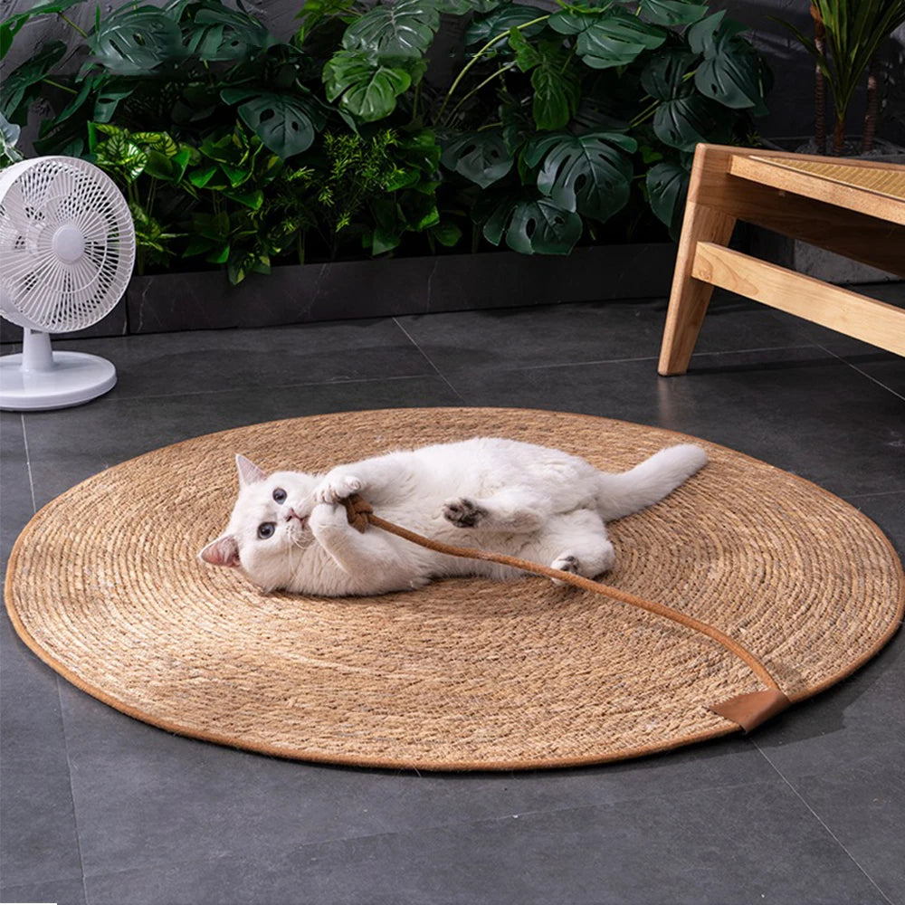 Griffoir Tapis en Rotin