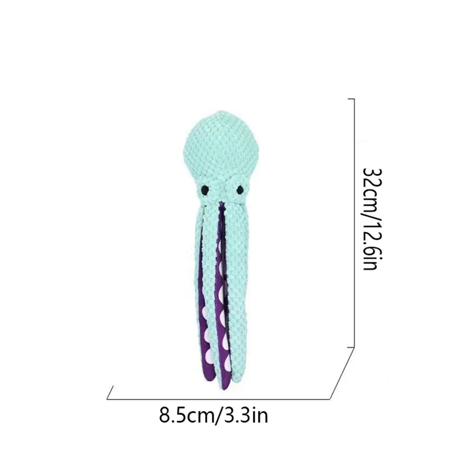 Peluche Pieuvre Sonore pour Chien