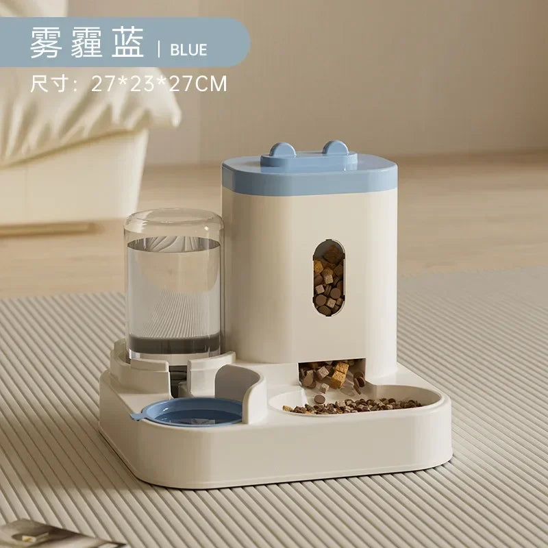 Distributeur de Croquettes avec Fontaine à Eau
