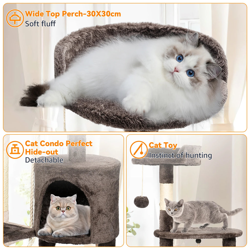 Arbre à Chat Multi-Niveaux