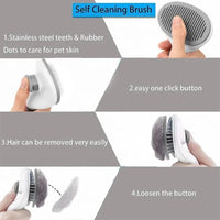 Brosse Auto-Nettoyante pour Chat & Chien
