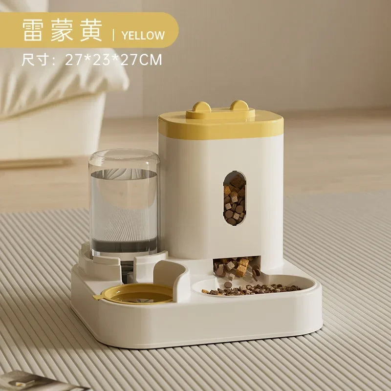 Distributeur de Croquettes avec Fontaine à Eau