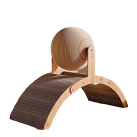 Griffoir Boule 2-en-1 en Bois & Sisal