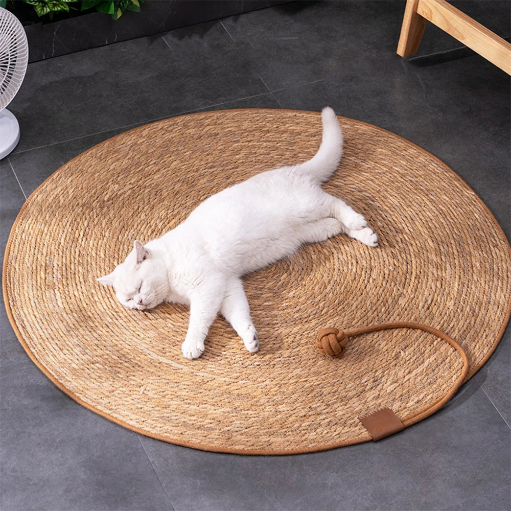Griffoir Tapis en Rotin