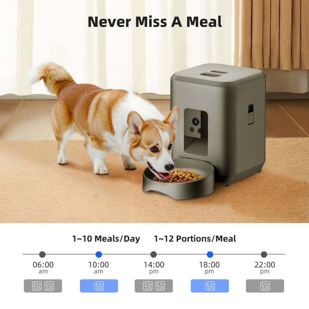 Distributeur Automatique de Croquettes avec Caméra