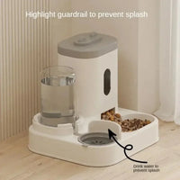 Distributeur de Croquettes avec Fontaine à Eau