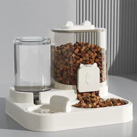 Distributeur de Croquettes avec Fontaine à Eau