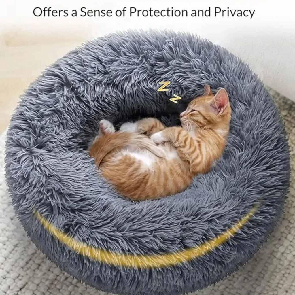 Panier Rond Moelleux pour Chien & Chat