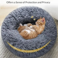 Panier Rond Moelleux pour Chien & Chat