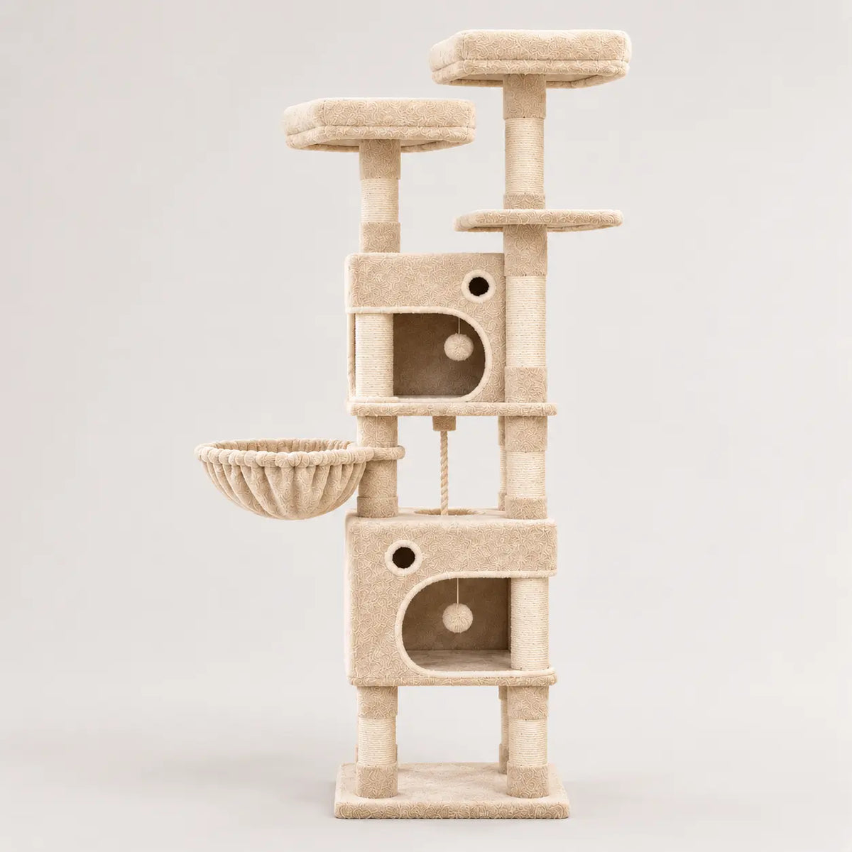 Arbre à Chat 161cm – 7 Niveaux & Grande Stabilité