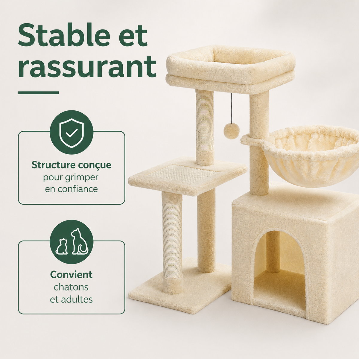 Arbre à Chat d'Intérieur — bénéfices
