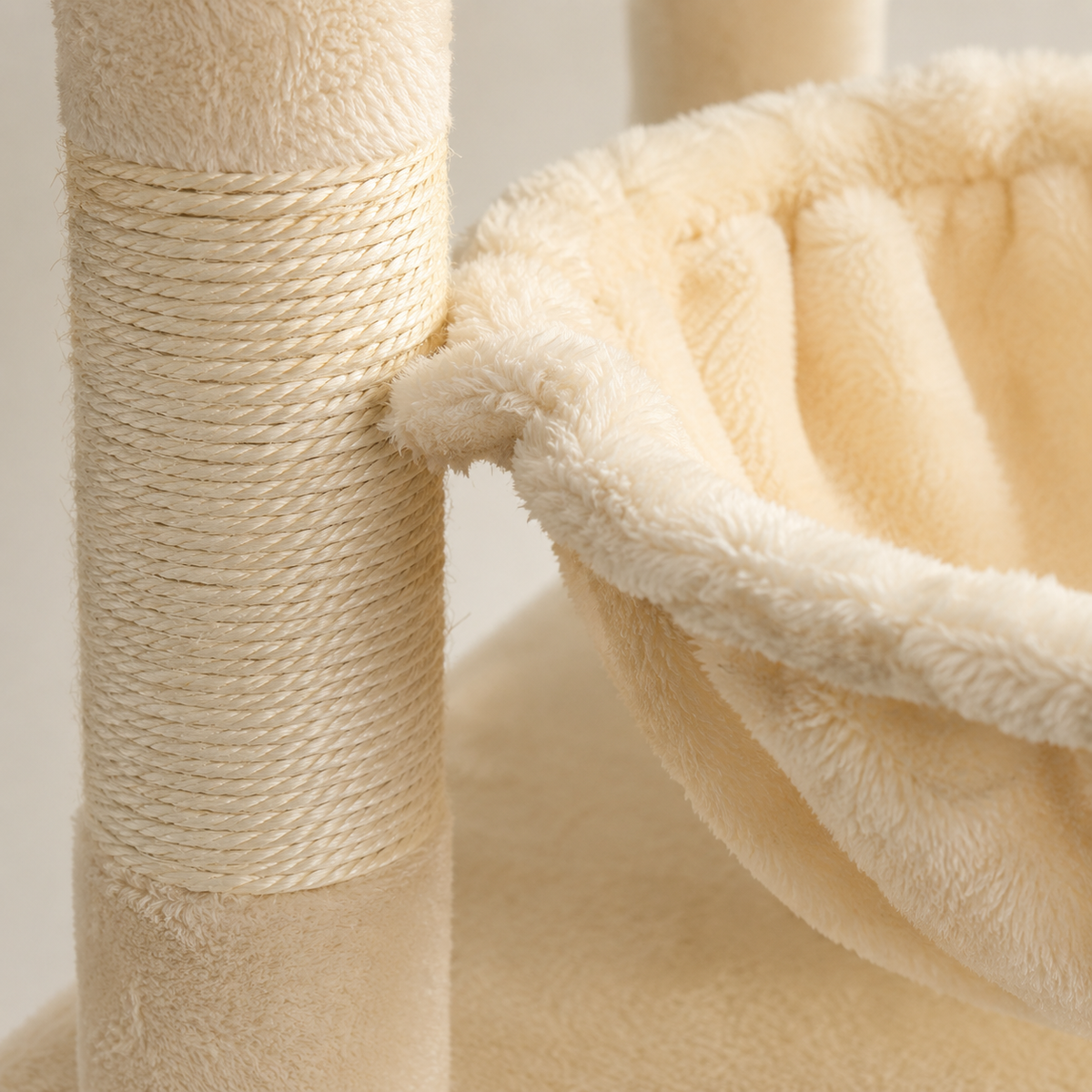 Arbre à Chat d'Intérieur — détail de la matière et des finitions