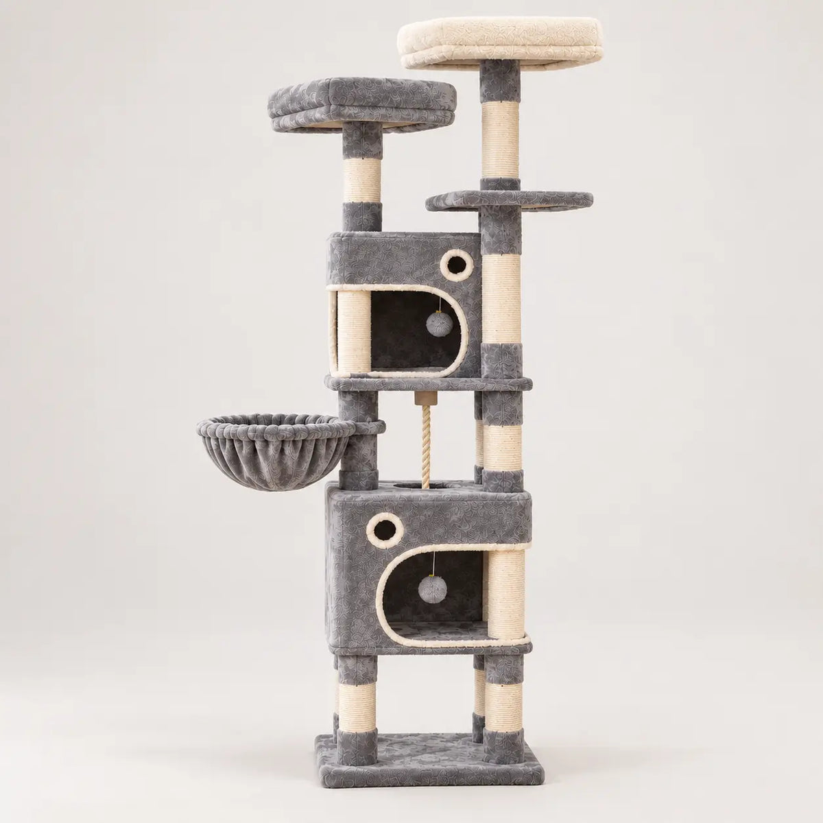 Arbre à Chat 161cm – 7 Niveaux & Grande Stabilité
