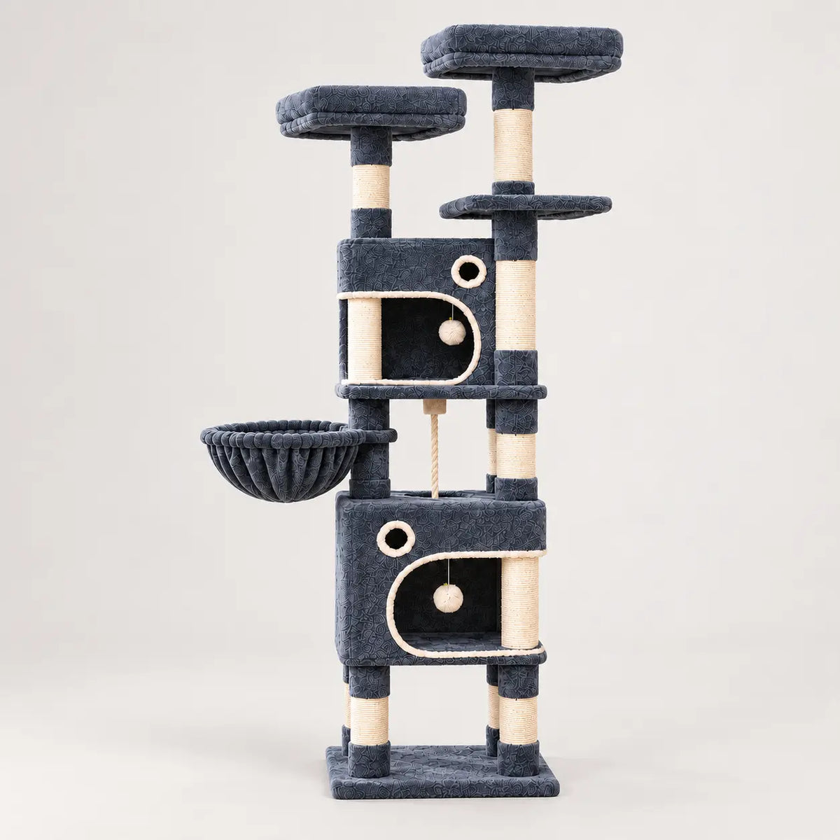 Arbre à Chat 161cm – 7 Niveaux & Grande Stabilité