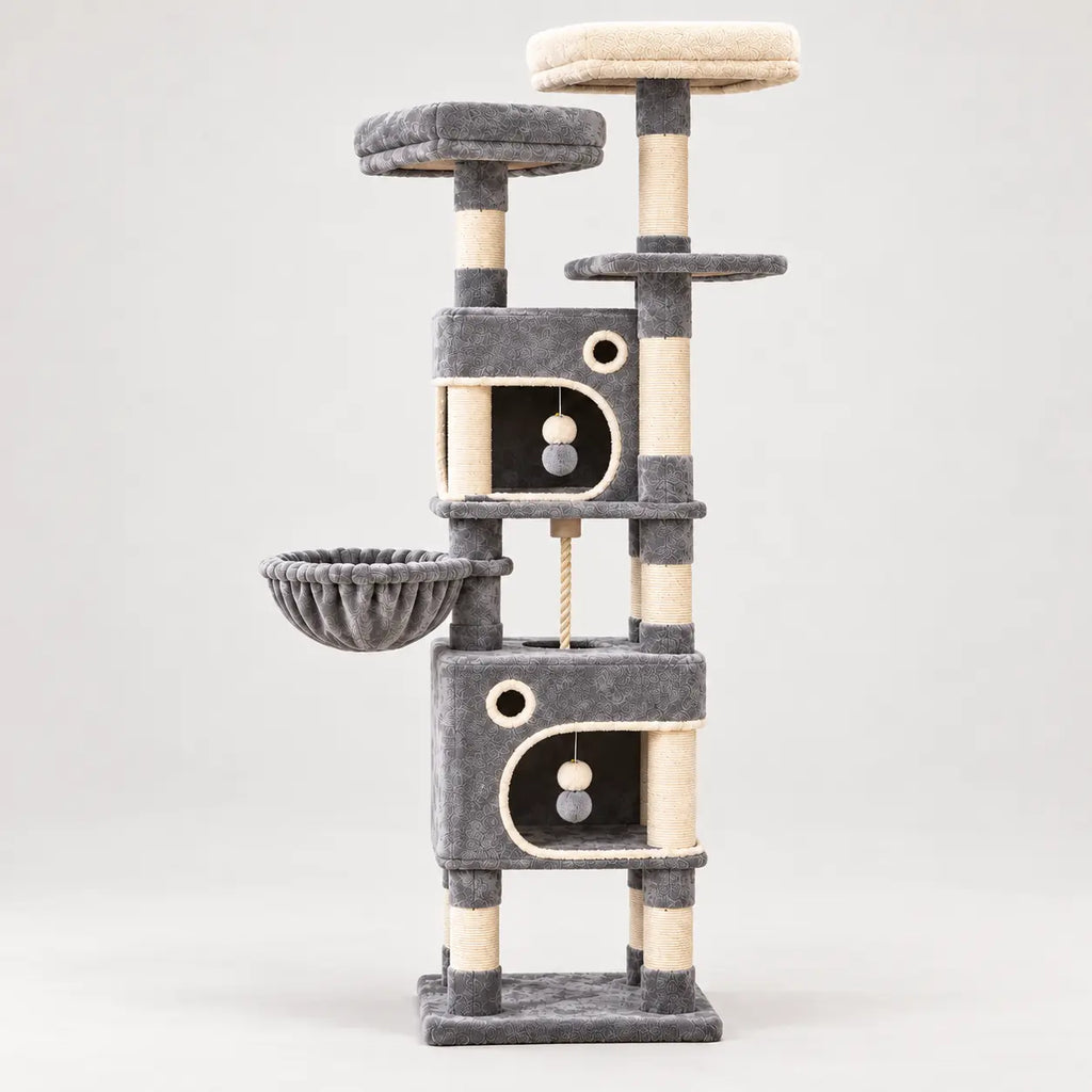Arbre à Chat 161cm – 7 Niveaux & Grande Stabilité