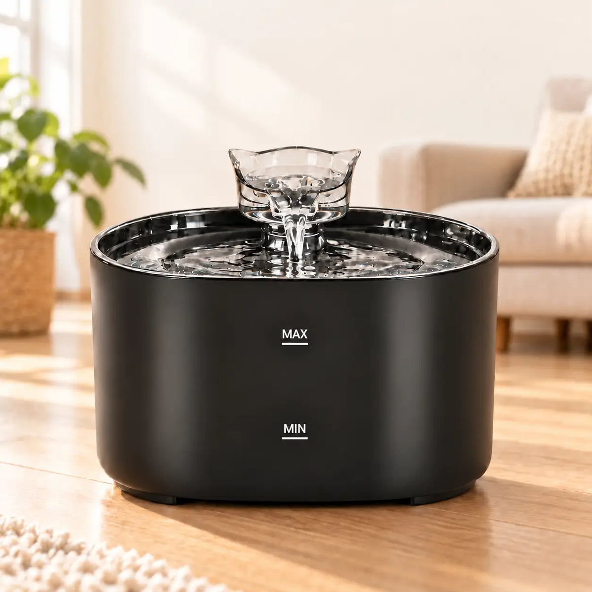 Fontaine à Eau pour Chat 2,2L – Silencieuse