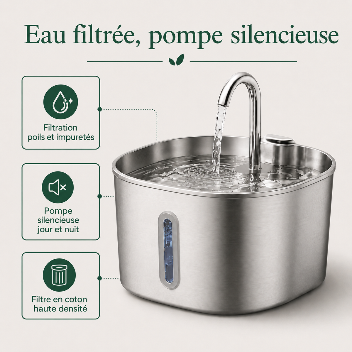 Fontaine à Eau Filaire — bénéfices