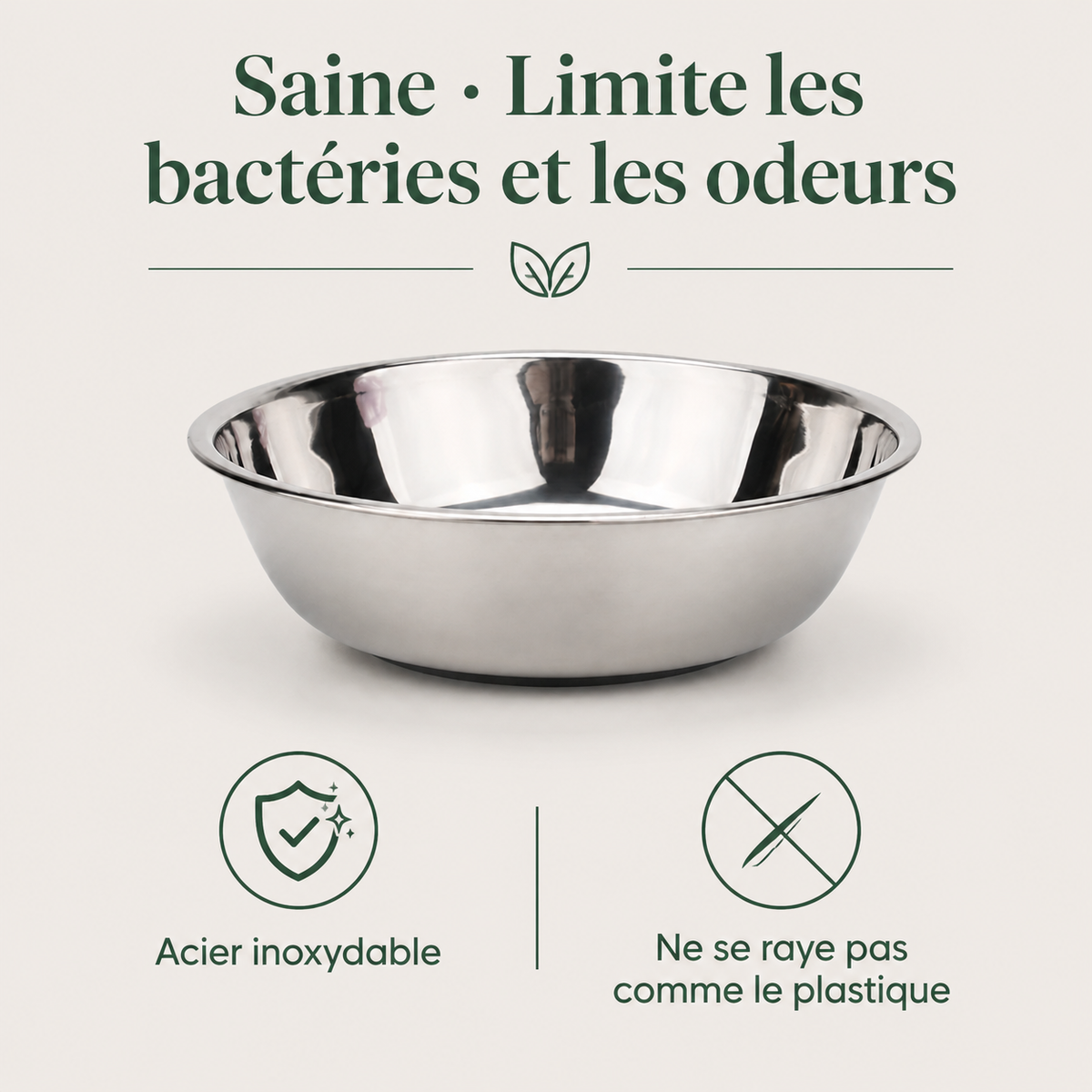 Gamelle Inox pour Chien & Chat — caractéristiques principales