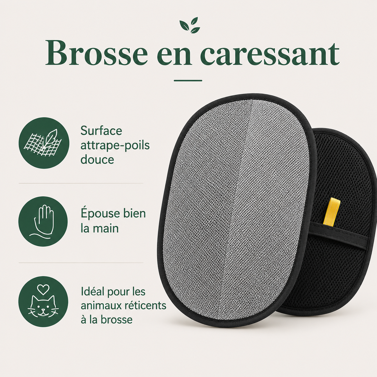 Gant de Toilettage Anti-Poils — bénéfices