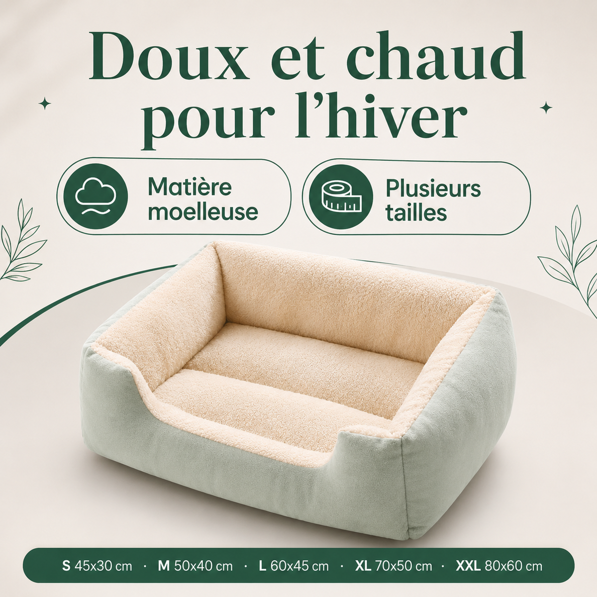 Panier Cosy pour Chat & Chien — bénéfices