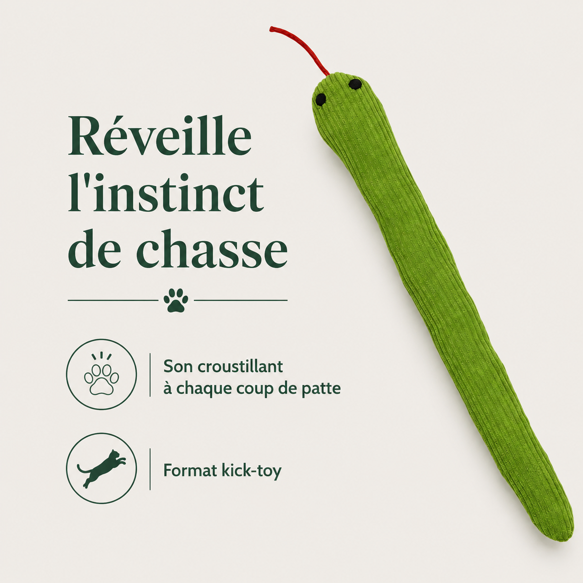 Serpent Interactif pour Chat — bénéfices