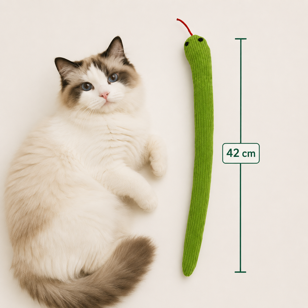 Serpent Interactif pour Chat et ses dimensions