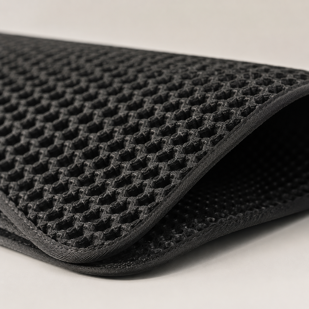Tapis de Litière — détail de la matière et des finitions