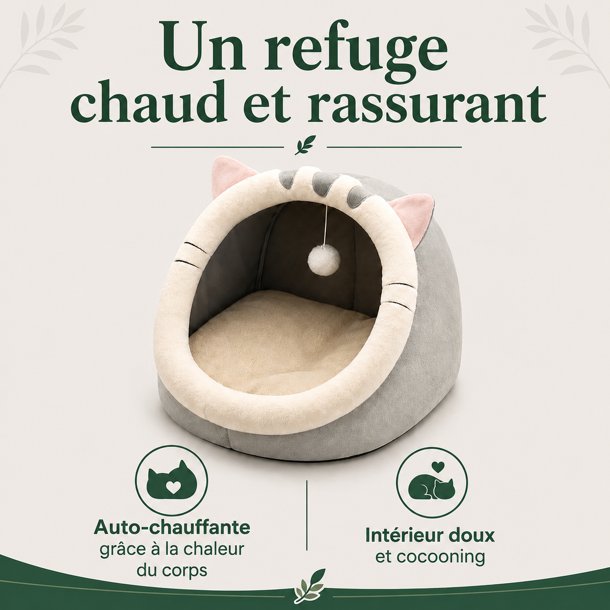 Tente Niche pour Chat & Petit Chien — caractéristiques principales